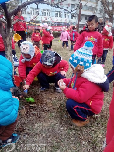 山東煙臺紅纓曙光幼兒園植樹節(jié)